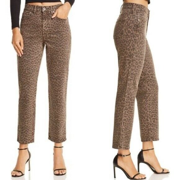 pistola Denim - Pistola High Rise Leopard Cheetah Jeans 29 NWTS
